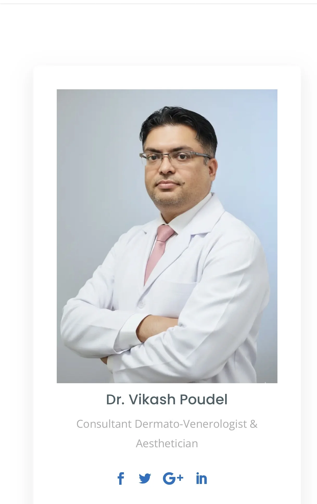 Dr. Vikash Paudel - Consultant Dermatologist